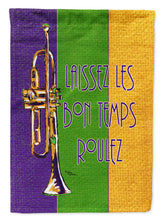 Load image into Gallery viewer, Mardi Gras Flag Canvas House Size