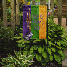 Load image into Gallery viewer, Mardi Gras Garden Flag – Decorative Outdoor Yard Flag