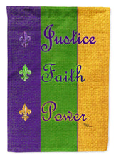 Load image into Gallery viewer, Mardi Gras Garden Flag – Decorative Outdoor Yard Flag
