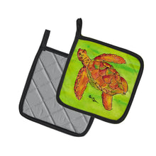 Load image into Gallery viewer, Turtle Pot Holders - Set of 2 Decorative Kitchen Helpers | Made in the USA 8376PTHD