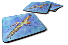 Load image into Gallery viewer, Bird - Pelican Coasters - Set of 4 Lightweight Foam, Absorbent Drink Coasters