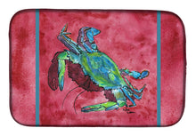 Load image into Gallery viewer, Crab Dish Drying Mat – Absorbent, Artistic Kitchen Essentials 8379DDM