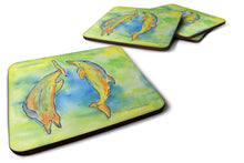 Load image into Gallery viewer, Dolphin Coasters - Set of 4 Lightweight Foam, Absorbent Drink Coasters