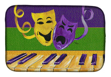 Load image into Gallery viewer, Mardi Gras Dish Drying Mat – Absorbent, Artistic Kitchen Essentials 8383DDM