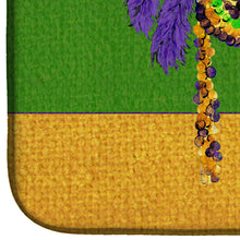 Load image into Gallery viewer, Mardi Gras Dish Drying Mat – Absorbent, Artistic Kitchen Essentials 8384DDM