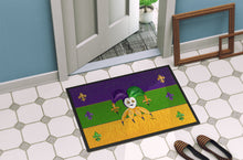Load image into Gallery viewer, Mardi Gras Doormat - 24x36 Decorative Floor Mat – Indoor/Outdoor Rug