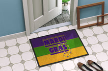 Load image into Gallery viewer, Mardi Gras Doormat - 24x36 Decorative Floor Mat – Indoor/Outdoor Rug