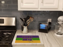 Load image into Gallery viewer, Mardi Gras Glass Cutting Boards – Durable, Decorative Kitchen Art