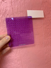 Load image into Gallery viewer, Shimmer purple travel earring holder