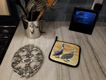 Load image into Gallery viewer, Pelican Pot Holders - Set of 2 Decorative Kitchen Helpers | Made in the USA 8408PTHD