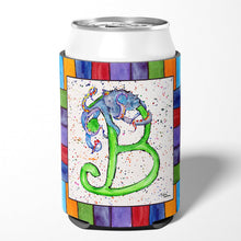 Load image into Gallery viewer, Letter B with Octupus Can or Bottle Beverage Insulator Hugger