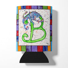 Load image into Gallery viewer, Letter B with Octupus Can or Bottle Beverage Insulator Hugger