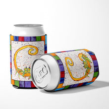 Load image into Gallery viewer, Letter C with Crab Can or Bottle Beverage Insulator Hugger