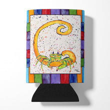 Load image into Gallery viewer, Letter C with Crab Can or Bottle Beverage Insulator Hugger