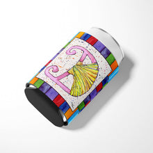 Load image into Gallery viewer, Letter D with Shell Can or Bottle Beverage Insulator Hugger 8427