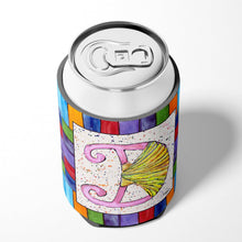 Load image into Gallery viewer, Letter D with Shell Can or Bottle Beverage Insulator Hugger 8427