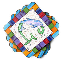 Load image into Gallery viewer, Beach and Seafood Coasters - Set of 4 Lightweight Foam, Absorbent Drink Coasters