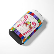 Load image into Gallery viewer, Letter H with  Frog Can or Bottle Beverage Insulator Hugger 8431