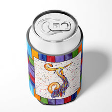 Load image into Gallery viewer, Letter J with  Bird Can or Bottle Beverage Insulator Hugger 8433