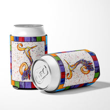 Load image into Gallery viewer, Letter J with  Bird Can or Bottle Beverage Insulator Hugger 8433