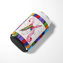 Load image into Gallery viewer, Letter K with  Shrimp Can or Bottle Beverage Insulator Hugger 8434
