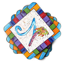 Load image into Gallery viewer, Beach and Seafood Coasters - Set of 4 Lightweight Foam, Absorbent Drink Coasters