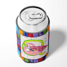 Load image into Gallery viewer, Letter Q with  Flamingo Can or Bottle Beverage Insulator Hugger 8440