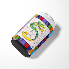 Load image into Gallery viewer, Letter S with Aligator Can or Bottle Beverage Insulator Hugger 8442