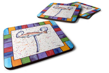 Load image into Gallery viewer, Beach and Seafood Coasters - Set of 4 Lightweight Foam, Absorbent Drink Coasters