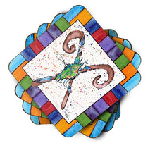 Load image into Gallery viewer, Beach and Seafood Coasters - Set of 4 Lightweight Foam, Absorbent Drink Coasters