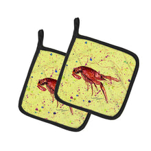 Load image into Gallery viewer, Crawfish Pot Holders - Set of 2 Decorative Kitchen Helpers | Made in the USA 8451PTHD