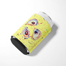 Load image into Gallery viewer, Oyster on yellow Can or Bottle Beverage Insulator Hugger