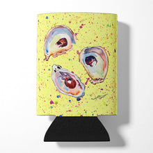Load image into Gallery viewer, Oyster on yellow Can or Bottle Beverage Insulator Hugger