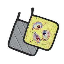 Load image into Gallery viewer, Oyster Pot Holders - Set of 2 Decorative Kitchen Helpers | Made in the USA 8453PTHD