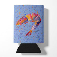 Load image into Gallery viewer, Shrimp on blue Can or Bottle Beverage Insulator Hugger