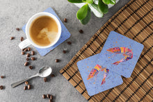 Load image into Gallery viewer, Shrimp Coasters - Set of 4 Lightweight Foam, Absorbent Drink Coasters