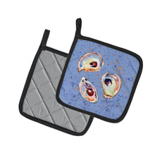Load image into Gallery viewer, Oyster Pot Holders - Set of 2 Decorative Kitchen Helpers | Made in the USA 8456PTHD