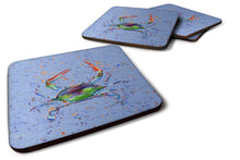 Load image into Gallery viewer, Crab Coasters - Set of 4 Lightweight Foam, Absorbent Drink Coasters