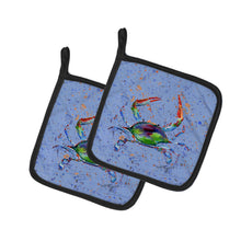 Load image into Gallery viewer, Crab Pot Holders - Set of 2 Decorative Kitchen Helpers | Made in the USA 8457PTHD
