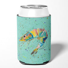 Load image into Gallery viewer, Shrmip on Teal Can or Bottle Beverage Insulator Hugger