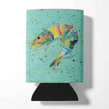 Load image into Gallery viewer, Shrmip on Teal Can or Bottle Beverage Insulator Hugger