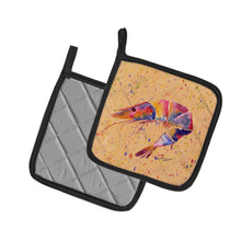 Load image into Gallery viewer, Shrimp Pot Holders - Set of 2 Decorative Kitchen Helpers | Made in the USA 8465PTHD