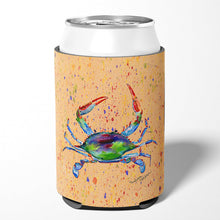 Load image into Gallery viewer, Crab on Coral Can or Bottle Beverage Insulator Hugger