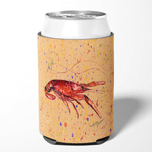 Load image into Gallery viewer, Crawfish on Coral Can or Bottle Beverage Insulator Hugger