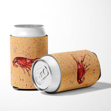 Load image into Gallery viewer, Crawfish on Coral Can or Bottle Beverage Insulator Hugger