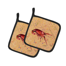 Load image into Gallery viewer, Crawfish Pot Holders - Set of 2 Decorative Kitchen Helpers | Made in the USA 8468PTHD