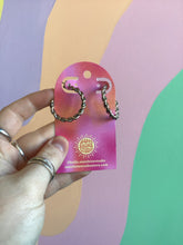 Load image into Gallery viewer, Titanium Twist Hoops