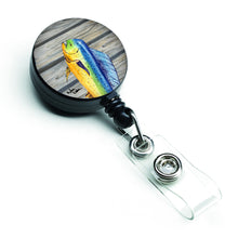 Load image into Gallery viewer, Mahi Mahi Dolphin Fish Retractable Badge Reel 8470BR