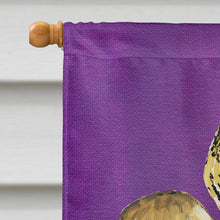 Load image into Gallery viewer, Tiger Soccer  Fleur de lis Flag Canvas House Size