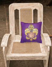 Load image into Gallery viewer, Tiger Fleur de lis Basketball Throw Pillow - 14x14 Decorative Pillow – Art for Your Home &amp; Patio 8478PW1414